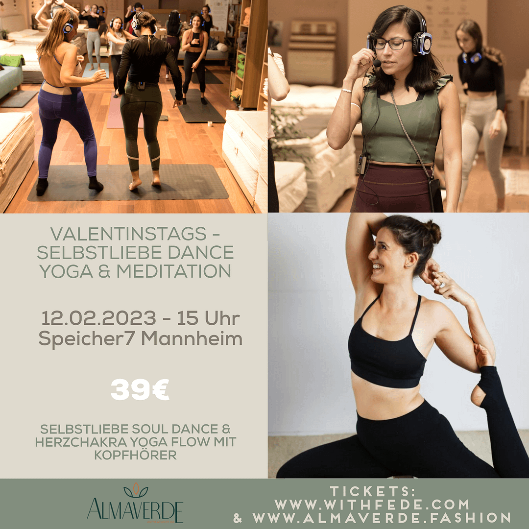 Valentinstag Silent Dance Yoga
